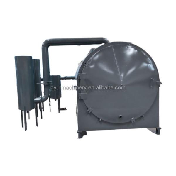 7.5kw 0,75 Forno de carbonização rotativo Solução para reciclagem de briquetes de algodão