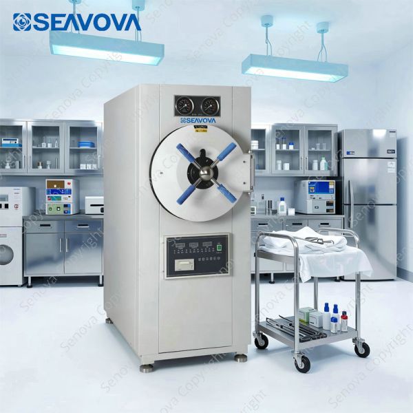 200 Liters Horizontal Autoclave Sterilizer Senova Biotech Cylindrical Autoclave