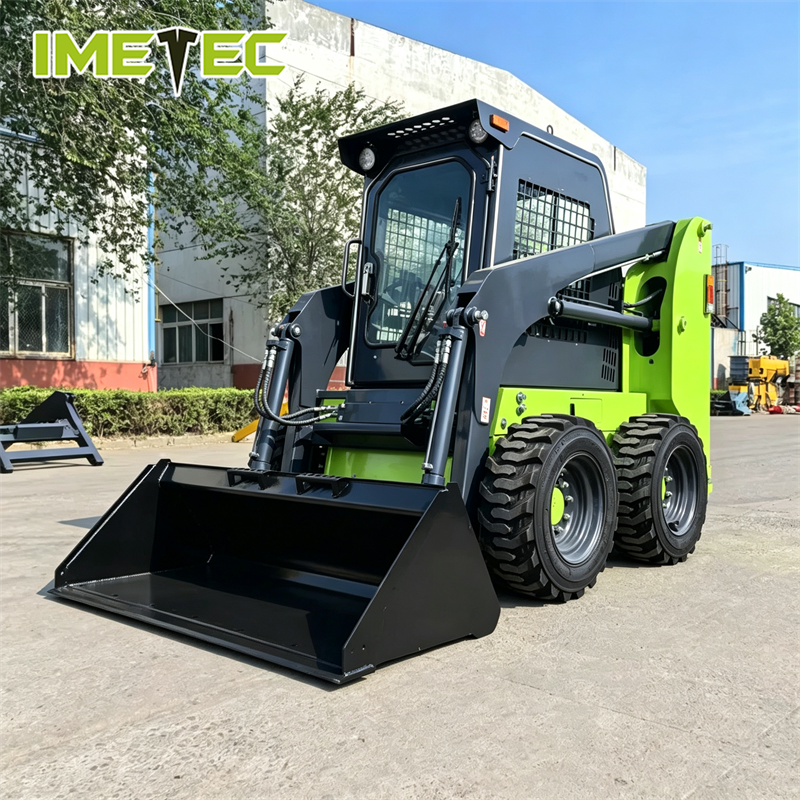 Multifunctional Skid Steer Loader Flexible Steering For Farming Construction 850kg
