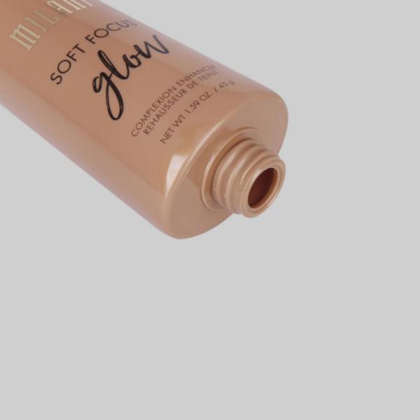 soro feito sob encomenda cosmético da loção da cara do tubo mal ventilado branco do PE 35-180ml
