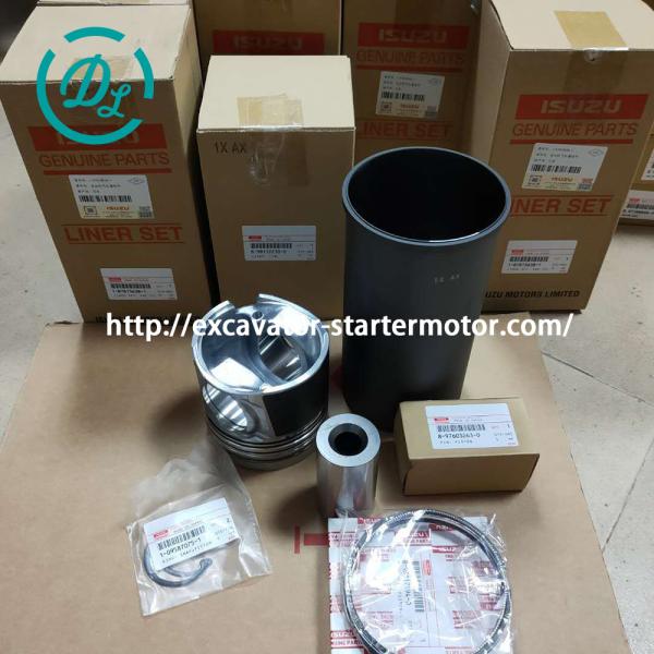 ISUZU 6HK1 Engine Piston & Ring Cylinder Liner Set OEM 1-12111976-0