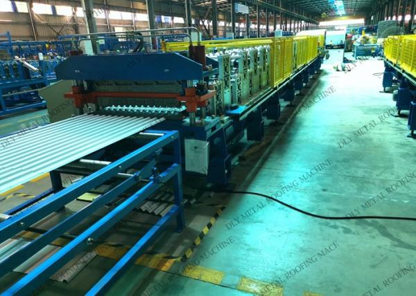 1250mm 380v Metal Roofing Sheet Making Machine Plc Automatic
