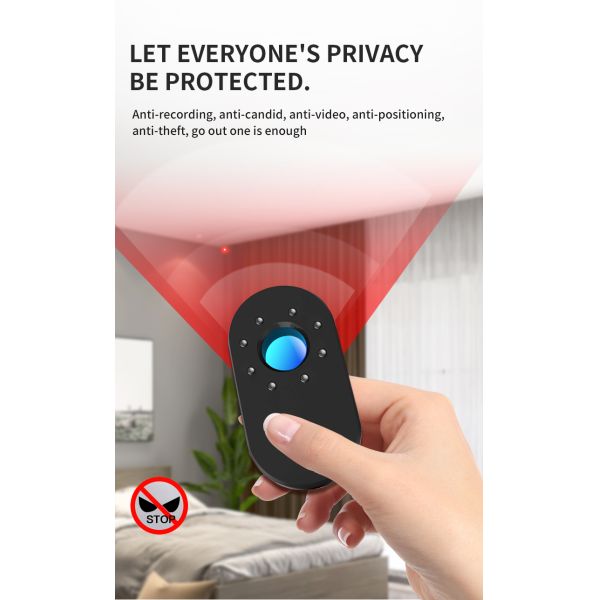Hotel Anti Camera Protection Portable Wireless Infrared Detector with 70*38*12 Size