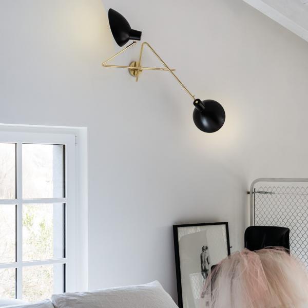 Modern Novel Design Factory Custom Cinquanta Twin Reading Wall Lamp
