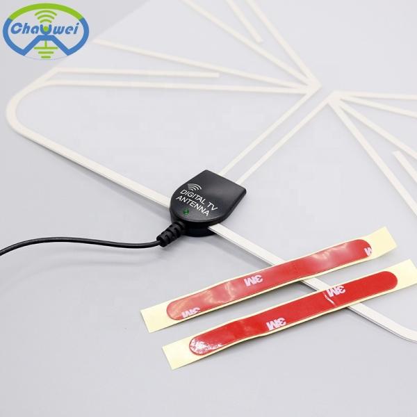 Universal Amplified Indoor Digital HDTV Antenna DVB ATSC ISDB 230MHZ 25dbi