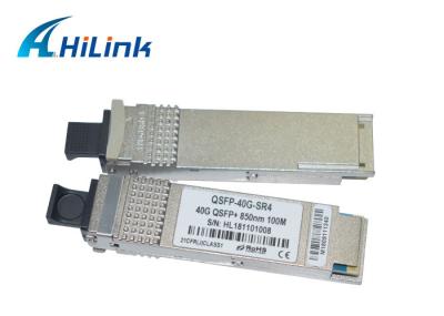 Módulo QSFP compatível 40G SR4 do transceptor do módulo 40G QSFP+ 850nm 100m do transceptor