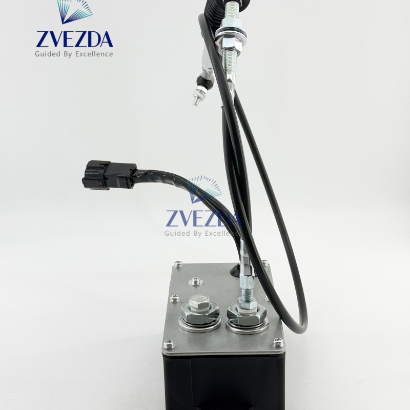 12V Square Accel Actuator Throttle Motor AC1000 004036 For AC1000 FR60 FR65 Small Excavator Spare Parts