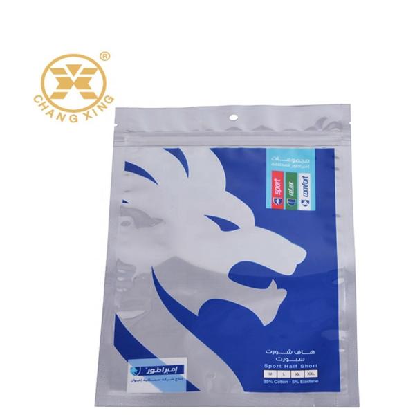 Biodegradable Compostable Zipper Zip Lock Bags Pouches For Apparel