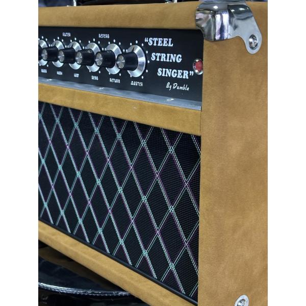 2024 HOT!!! Dumble #002 Version Clone SSS20-Steel String Singer SSS Tube Amp Head 20Watt in Suede Brown with Original Knobs