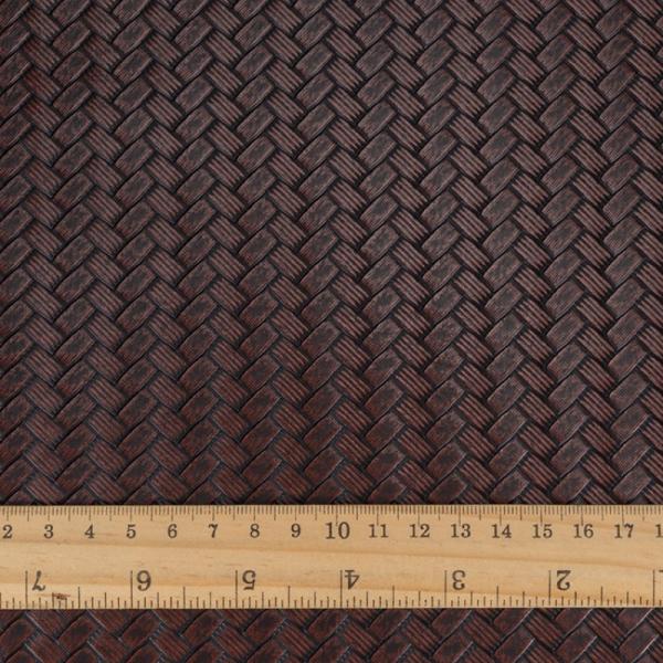 0.6 мм рельефная упаковка кожаная поддельная вязаная PVC кожа большая матовая ткань