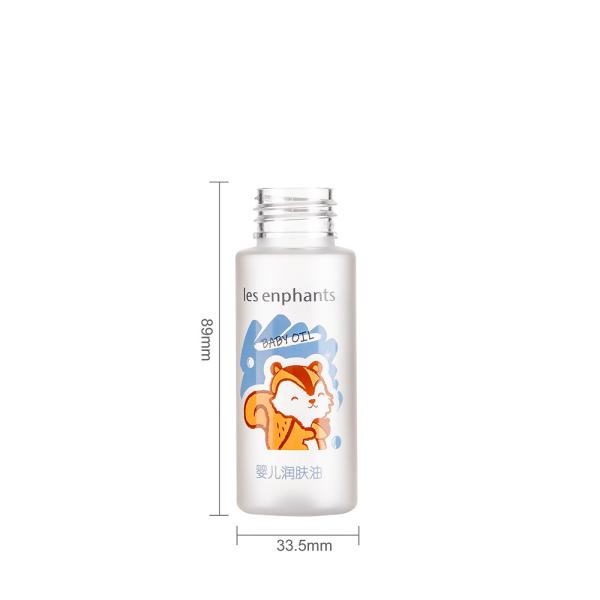 Peso leve plástico das garrafas da bomba do ANIMAL DE ESTIMAÇÃO de Logo Printing White 50ML