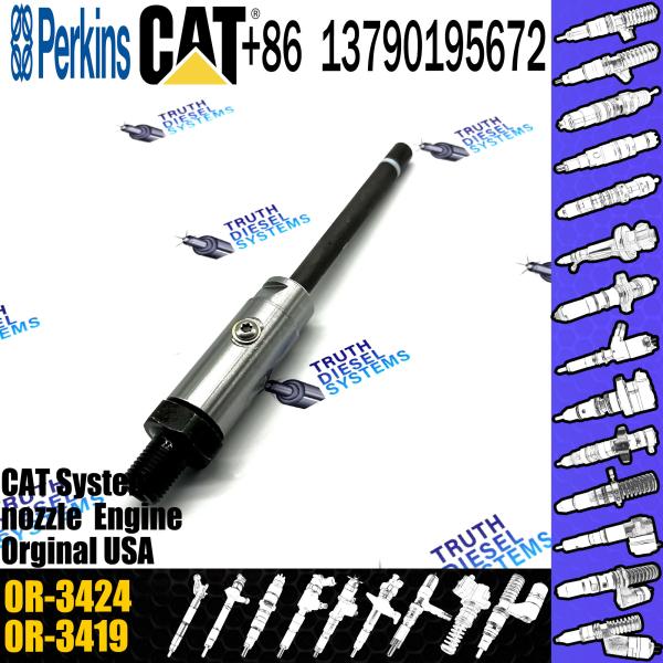 3406C 3406B Peças do motor Injetor de combustível CAT Lápis Injetor de combustível diesel Bocal 4W7032 0R1747 0R-3424 Para Caterpillar Exca
