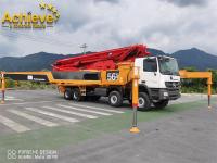 Occasion PUTZMEISTER a utilisé le camion concret M56-5 Mercedes Euro 4 de pompes