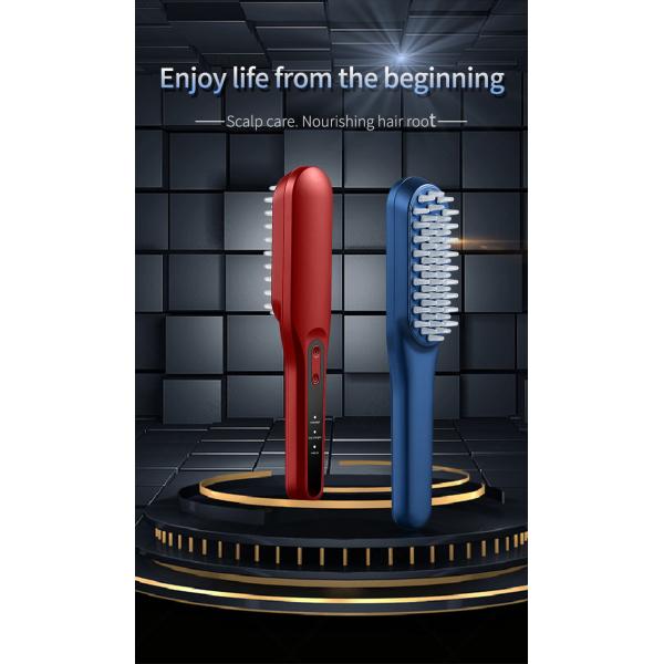Гребень Massager лазера вибрации EMS гребня выпадения волос лазера красного голубого света электрический анти-