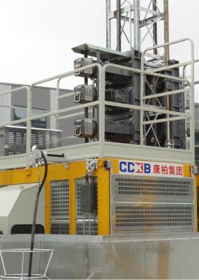 Tipo SC320/320 da cremalheira e do pinhão da grua do terreno de construção do controlo do motor de FC com laço fechado