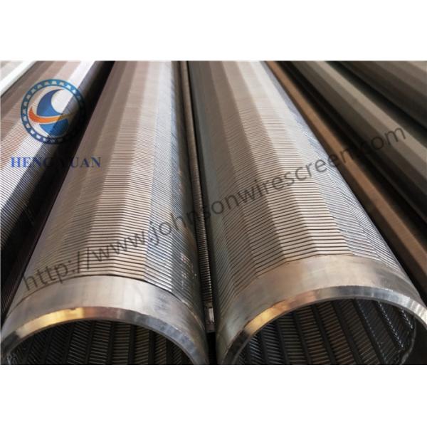High Strength Stainless Steel Well Screen / Water Wire Screen For Petrochemical