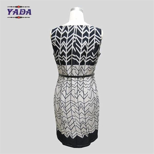 Оптовая новейшая клубная одежда сексуальная спандексовая принт элегантные дамы исполнительные платья один кусок платье узора для женщин