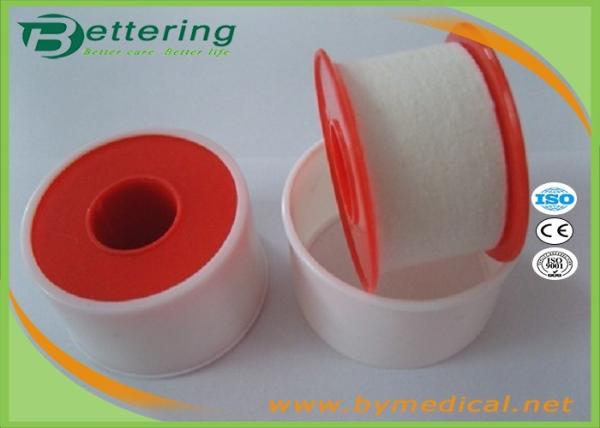 Medical Zinc Oxide Adhesive Plaster Tape Highly Breathable White / Skin Colour