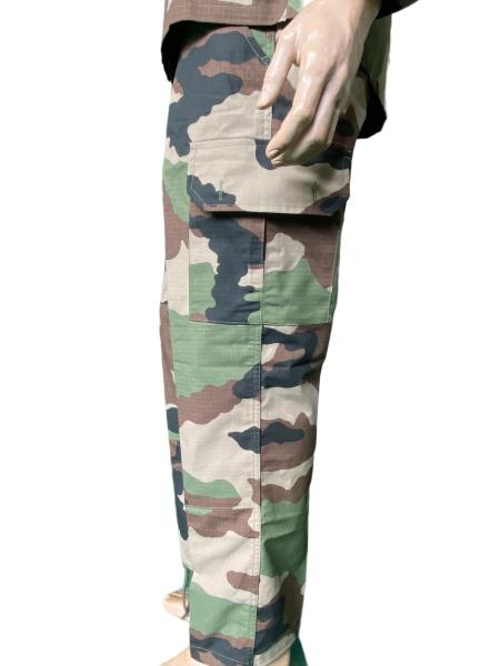 F2 Tactical Combat Uniform Set Camouflage Breathable Anti Static Formal Woven Fabric Uniforms French Military Uniform