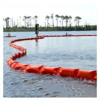 Оранжевый плавучий ПВХ-удерживающий бум для утечки воды