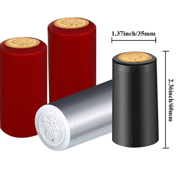 Bouteille de vin sans plomb en verre capsule capuchon rétrécissant pour la cave et l'emballage à domicile