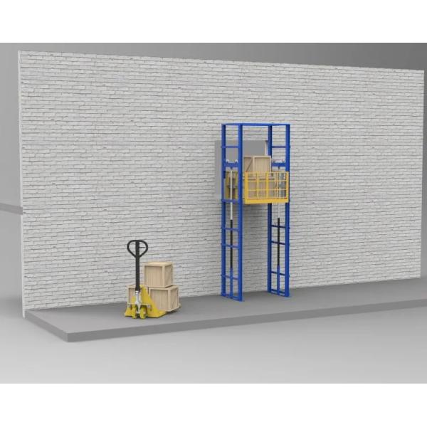 2 - 5 Tons Double Guide Rail Cargo Lifting Platform Industrial Freight Elevator