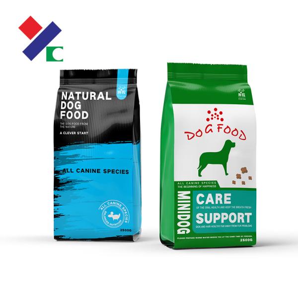 Микронов сумки дружелюбного корма для домашних животных Eco упаковывая плоские нижние 200 с молнией