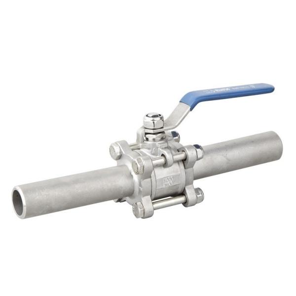 Amostragens US 4/Piece 3PC válvula de esfera com tubo estendido pressão nominal Pn1.6-6.4MPa