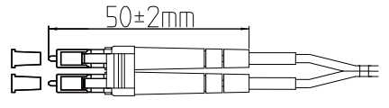 LC DX 2.0mm Pre-polished Ferrule Field Assembly Fiber Optic Patch Connector