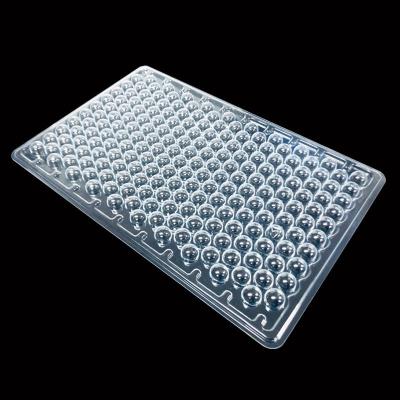 Classe 100 Caixa de bolhas PET transparente Caixa moldada para lentes de contacto e peças ópticas