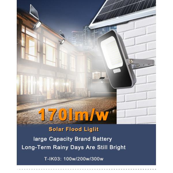 IP65 свет потока 80lm/w панели солнечных батарей уличного освещения 200W