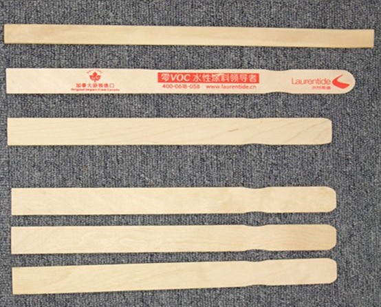 wood paint stirring sticks/wood paint stirrers/wooden paint stirring sticks