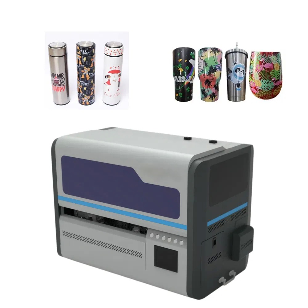Factory Price Mini Desktop 360 Rotary Degree Inkjet Cylinder Bottle Printing Machine