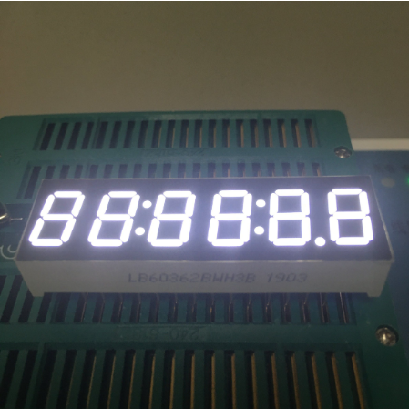 Electronic 6 Digit 7 Segment Display Alphanumeric LED Display Amber 0.36 Inch