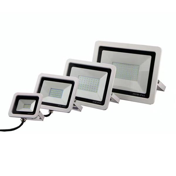Luz de inundação ultra fina do diodo emissor de luz do à prova de água com a instalação flexível da tampa de vidro