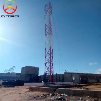 Custom Design 3 Legged Tubular Steel Lattice Antenna Wifi Telecommunication Towers