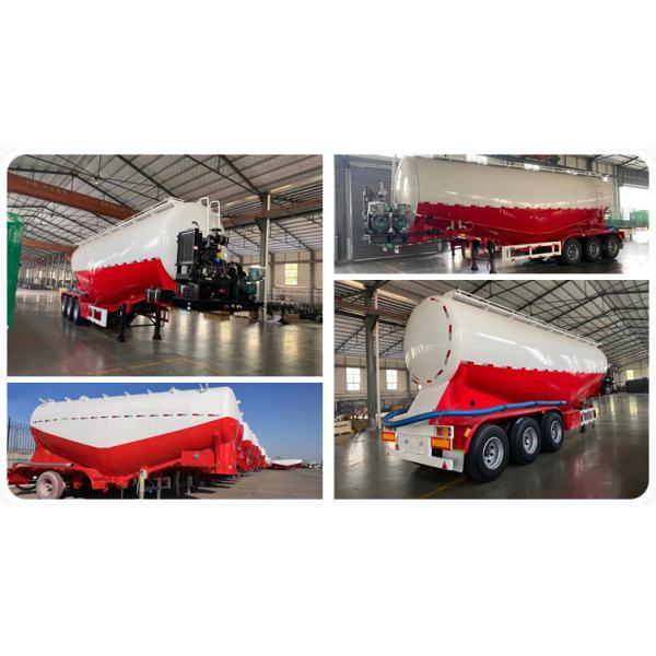 3 Axles Dry Bulk Cement Tank Semi Trailer for Safe and Cement Powder Transportation