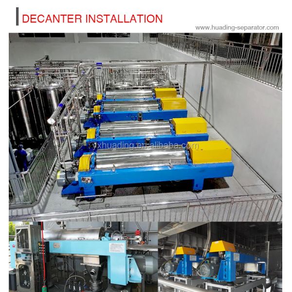 Classifying Decanter Centrifuge 1600G - 4000g Continuous Horizontal Centrifuge