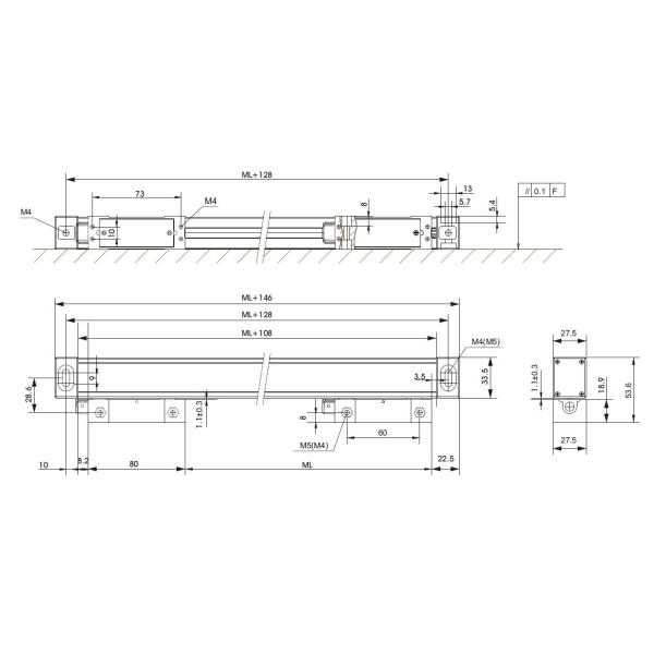 Кодировщик масштаба Lcd Dro 1um 5um токарного станка мельницы цифрового отсчета линейный