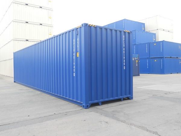 High Strength Standard ISO Container 40' X 8' X 9'6 All Spa-H Gooseneck Tunnel