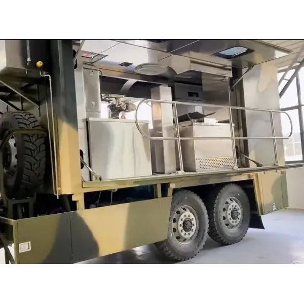 Versatile Mobile Cooking Truck for Fast Food Catering Needs
