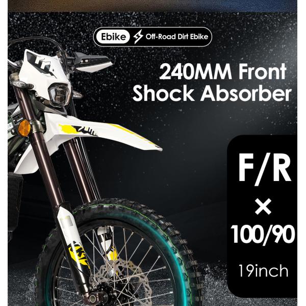 72V Electric Off-Road Motorcycles Max. Speed 80km/h Moto Electrique for Motor Vehicle