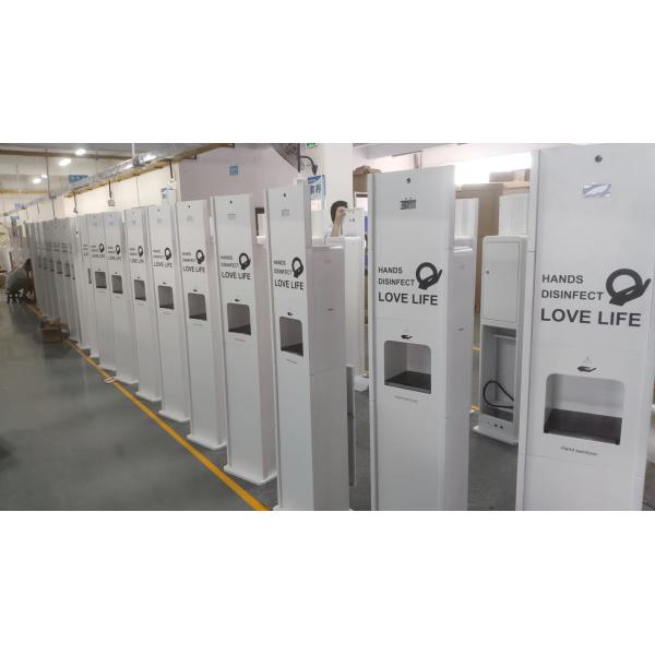 LCD Display Infrared Sensor Temperature Hands Free Soap Dispenser