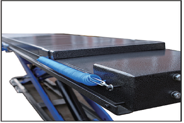 Hydraulic Vehicle Scissor Lift Garage Runway Length 4200mm Mechanical Gear Lock