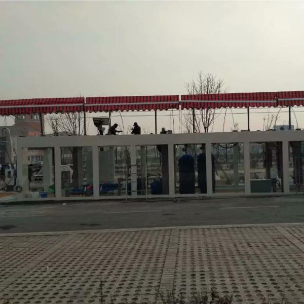 6200*3800*3440mm Tunnel Car Wash Machine With 80-110L Water Consumption
