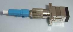 Indoor / Outdoor Fiber Optic Adapters , Flexible Lc To Sc Fiber Adapter
