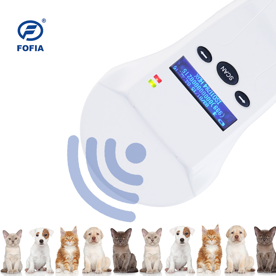 блок развертки 134.2kHZ RFID Блок развертки читателя 134.2kHZ HDX ID RFID FDX-B животный с чтением штрихкода