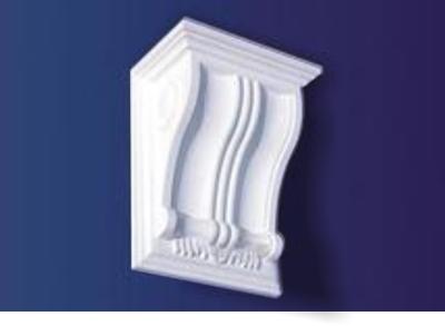 Exotic White Decorative Corbels Carvings Fire-Proof for House