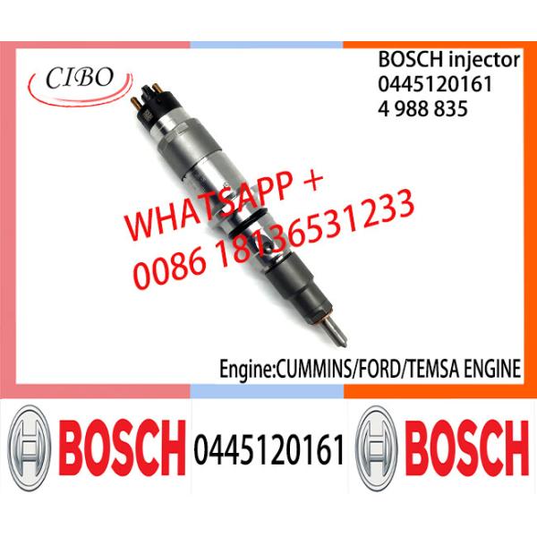 BOSCH 0445120161 4988835 Neutral Fuel Injector Assembly 0445120161 4988835 For CUMMINS/FORD/TEMSA