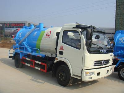Caminhão de petroleiro da sução da água de esgoto de Dongfeng Cummins/caminhão 3CBM aspirador de p30 a 5CBM
